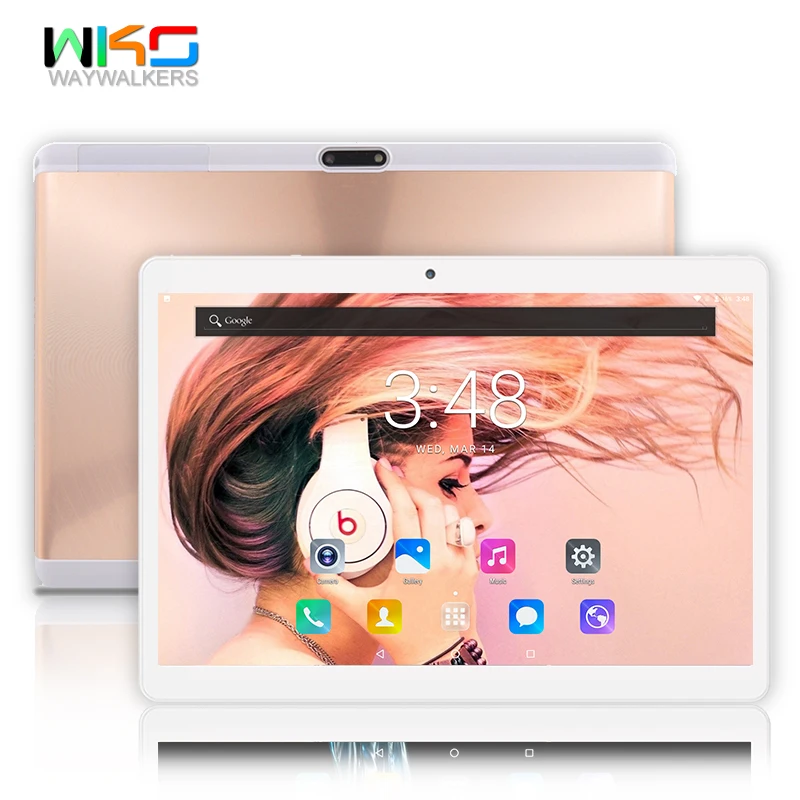 Планшет 10 1 дюймов Android 7 0 Octa Core 4 ГБ Оперативная память 32 Встроенная 3g Tablet pc 2.5D