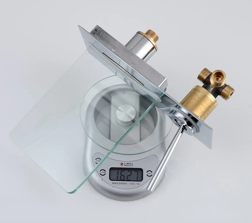 Светодиодный Водопад светодиодный настенный кран смеситель для душа водопад