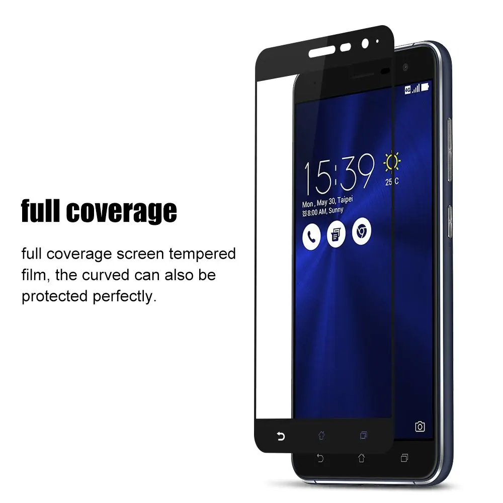 3D полное покрытие закаленное стекло для Asus Zenfone 3 Zoom ZE553KL защита экрана защитная