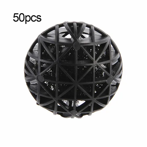 50pcs 36mm 50 шт. био-шарики влажный риф фильтр Медиа аквариум для искусственного пруда сухой 16 мм-36 мм - Цвет: 50pcs 36mm