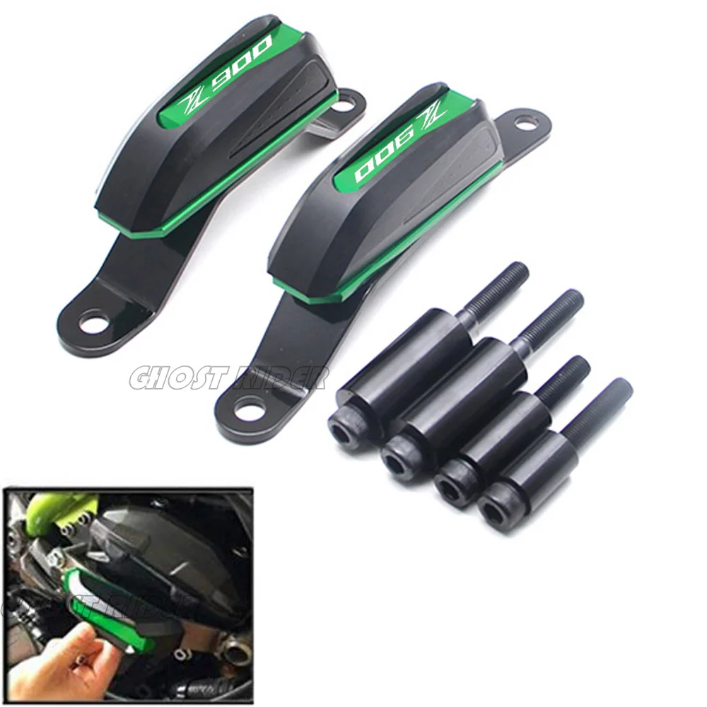 Для Kawasaki z900 2017 2018 CNC алюминиевый POM кожух для двигателя мотоцикла Краш колодки