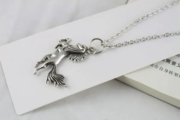 

10Pcs Tibetan Silver Color Pegasus Pendant Necklace #20089