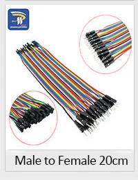 Dupont Line 120 шт. 10 см 40Pin мужской+ мужской женский и Женский Соединительный провод Dupont кабель для Arduino DIY KIT