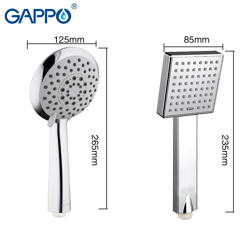 Насадка для душа GAPPO из АБС-пластика настенная Регулируемая насадка под