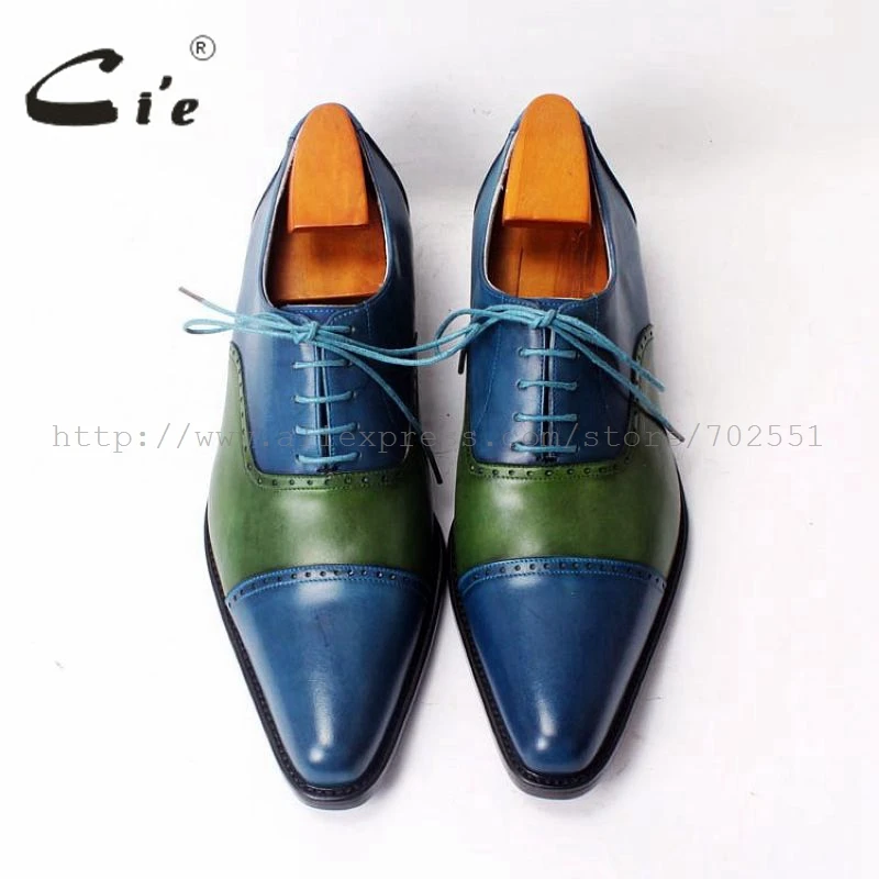 cie pointed captoe bespoke mens leather shoe custom handmade calf outsole breathable dress casual oxford OX316 | Обувь