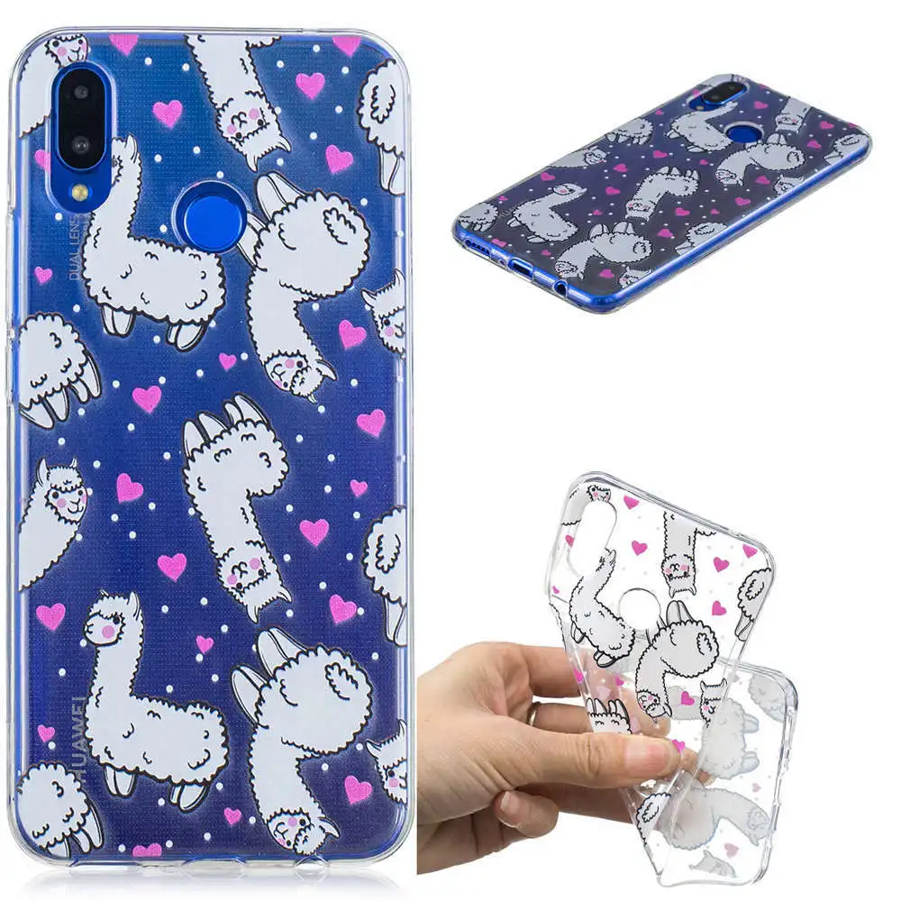 FGHGF для huawei nova 3 i tree leaf cat бабочка цветок девушка панда Медведь лошадь мультфильм