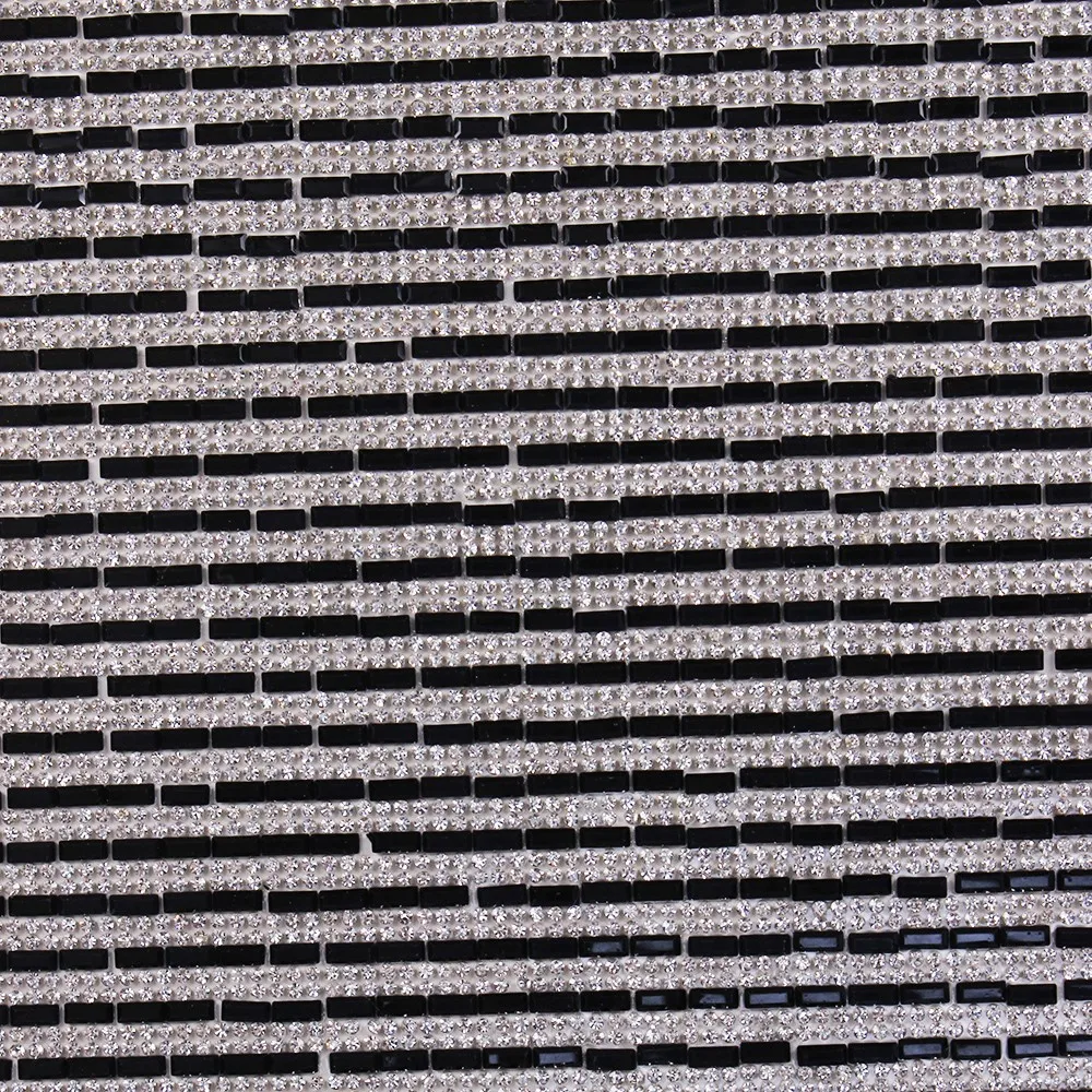 1 лист бисероплетения черные Кристальные мотивы наклейки для утюга стразы