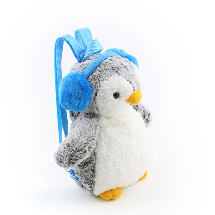 Игрушек! Милая плюшевая игрушка милая мультяшная гарнитура рюкзак с пингвинами