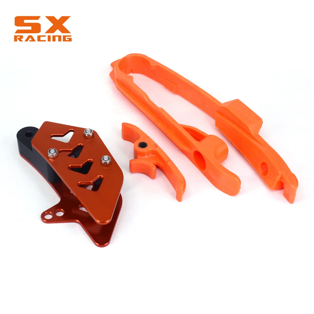 Комплект защитных направляющих для ползунка цепи KTM SX SXF 125 150 200 250 350 450 525 2011 2012 2013