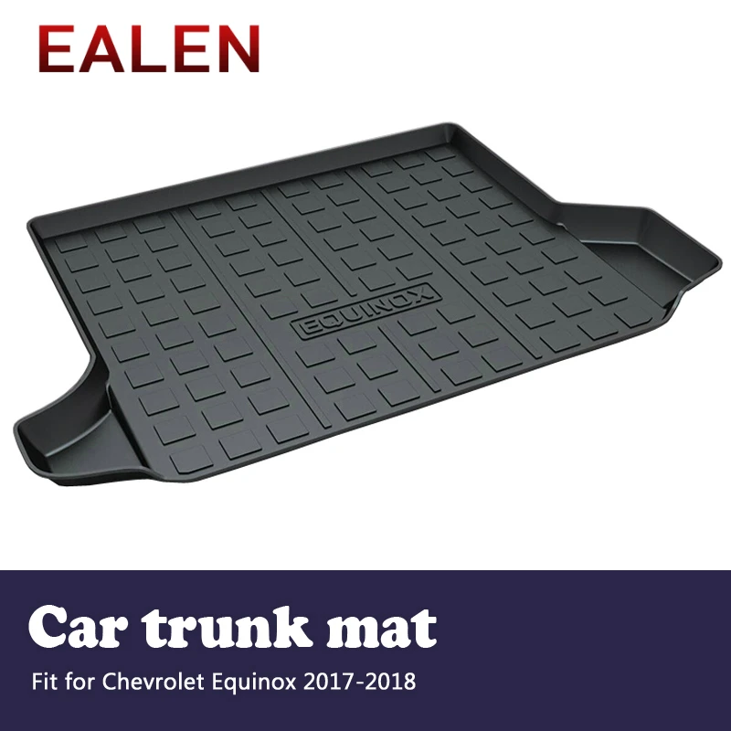 EALEN For Chevrolet Equinox 2017 2018 Styling Boot Liner Tray Waterproof Anti-slip mat Accessories 1Set Car Cargo rear trunk mat