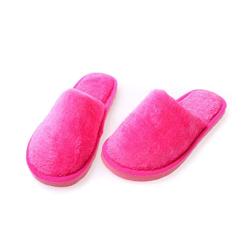 Winter Ladies Slippers Plush Women's Home Warm Couple Bedroom Shoes Hotel Disposable Unisex Large Size 28*11CM | Обувь