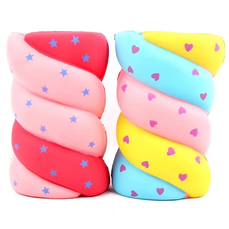14 см Радуга конфеты хлопок мороженое мягкими замедлить рост Jumbo мягкий Squeeze Kawaii