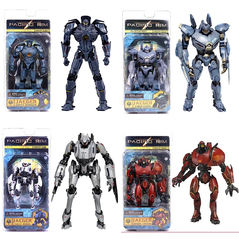 Новинка 2018 года NECA 11 стилей Тихоокеанский обод фигурки из фильма Jaeger Mech багровый