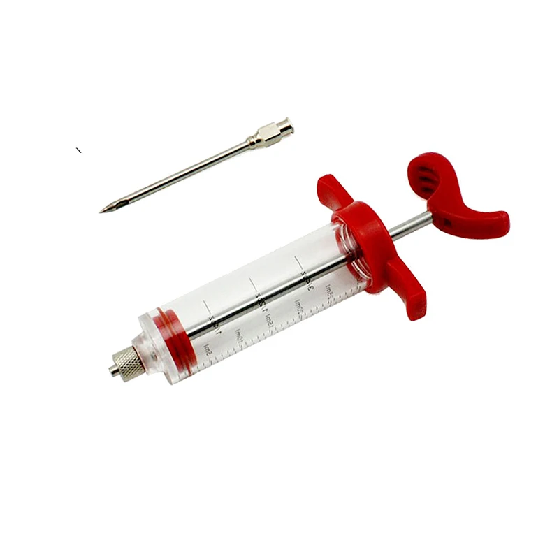 Пластиковый шприц для ароматизатора специй с иглой из нержавеющей стали барбекю