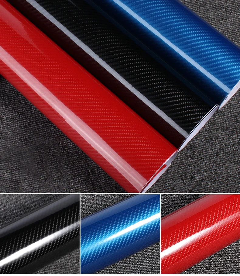 Бесплатная доставка Высококачественная 5D пленка из углеродного волокна