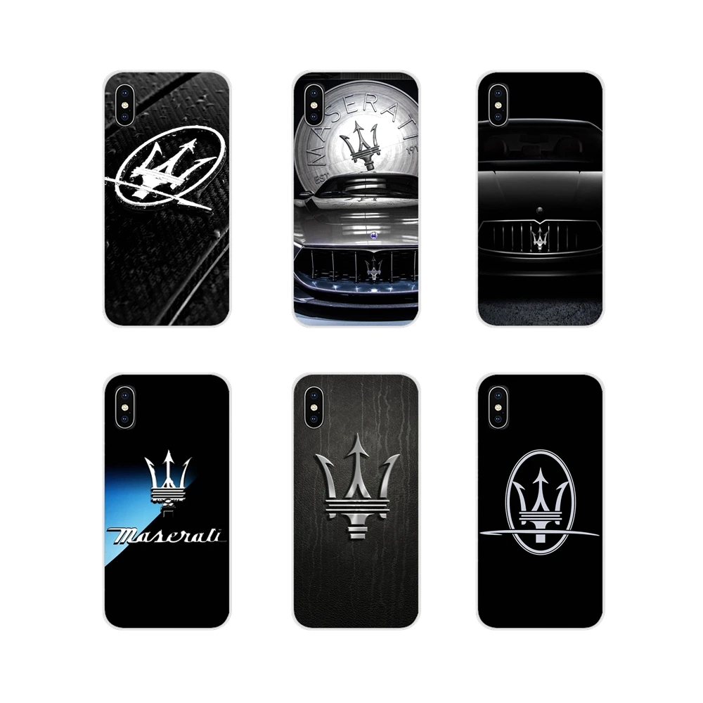 Супер автомобиль Maserati для Apple iPhone X XR XS MAX 4 4S 5 5S 5C SE 6 6S 7 8 Plus ipod touch 5 6 Аксессуары чехлы для телефонов