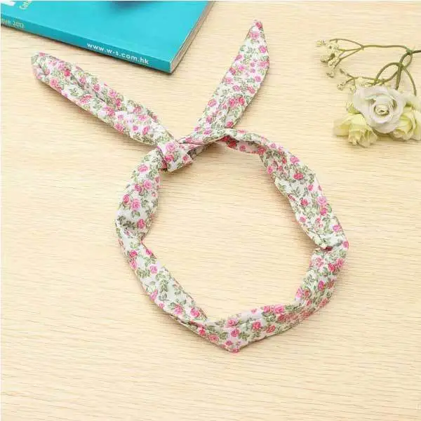 SmartGood Elegant Floral Lady Girls Rabbit Headband Retro Hair Accessories | Аксессуары для одежды