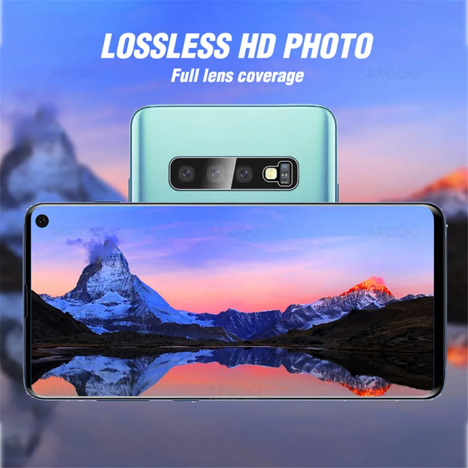 2 шт. Akcoo S10 Plus стеклянная пленка для камеры 9H Hardess для samsung Note 10 Pro Защита объектива камеры для S7 8 9 Plus note 8 9 пленка
