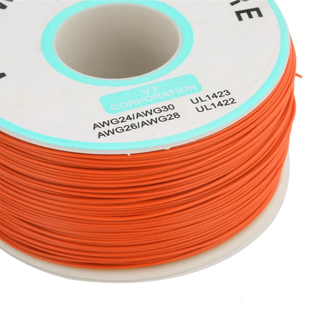 250 м 30awg Одиночная медная проволока ОК линия цепи полета линии Pcb Перемычка провода электронный сварочный кабель