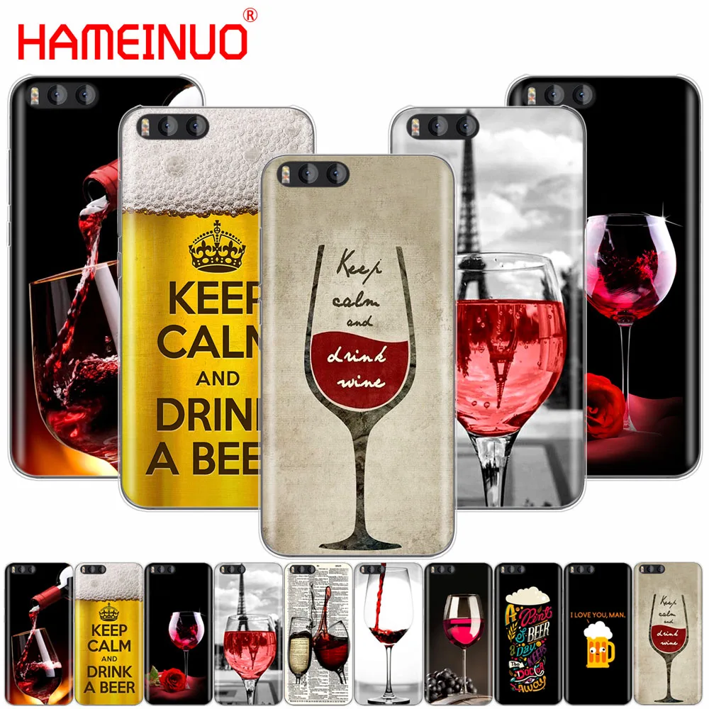 HAMEINUO чехол с рисунком keep calm and drink a bear wine для Xiaomi Mi A1 A2 3 4 5 5S 5C 5X 6 6X 4I 4C NOTE MAX 2 mix plus |