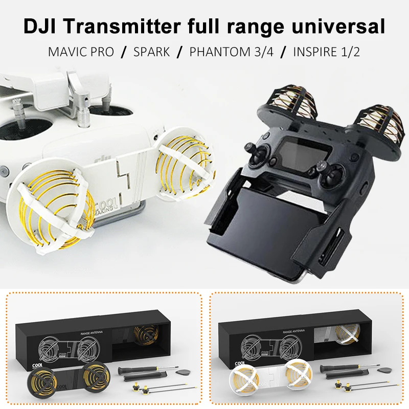 DJI MAVIC 2 DJI SPARK PHANTOM 3/4/4PRO дистанционного Управление изменение 16DBi круговая поляризация антенны 2,4G& 5,8 ГБ двухполосный частоты