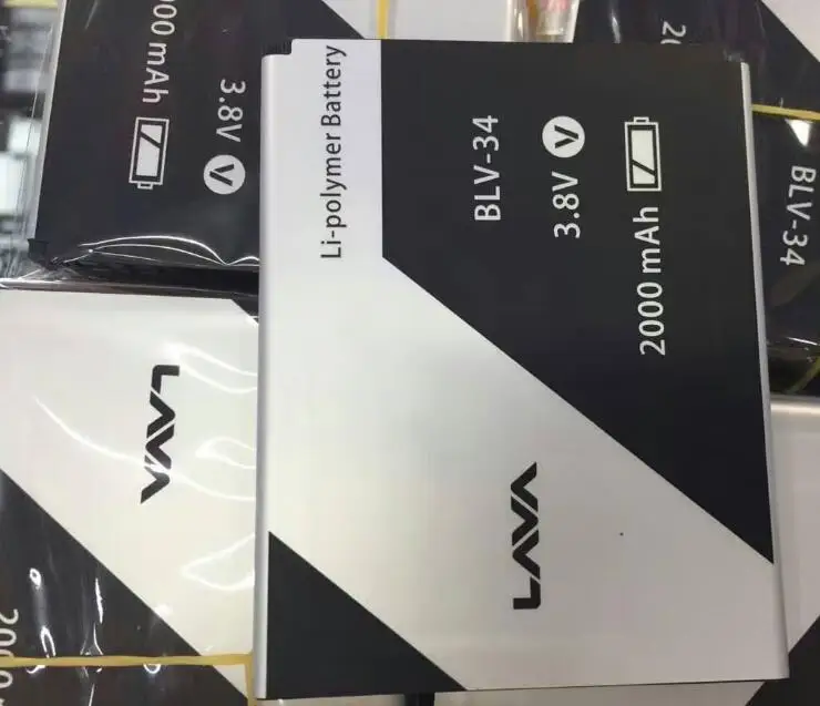 Для Amoi LAVA BLV 34 2000 мАч перезаряжаемая литий ионная Встроенная полимерная батарея