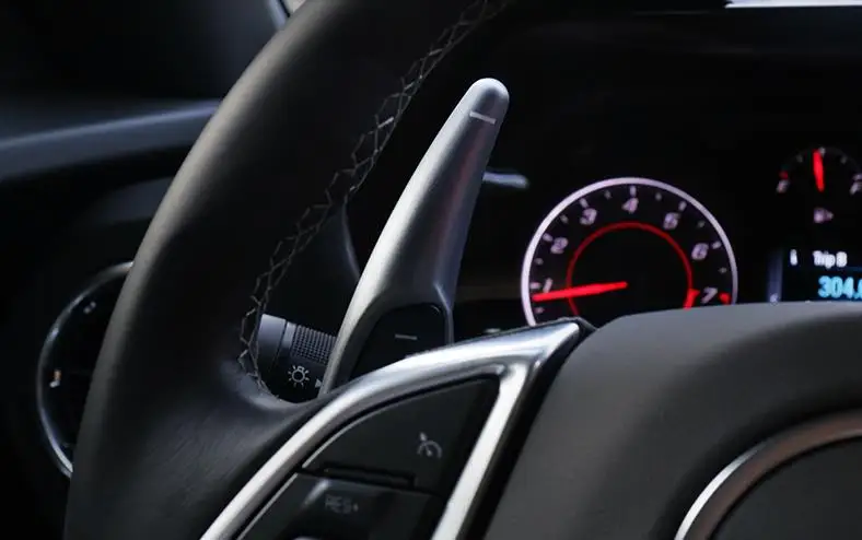 1 пара Рычажные переключатели рулевого колеса из чистого алюминиевого сплава и