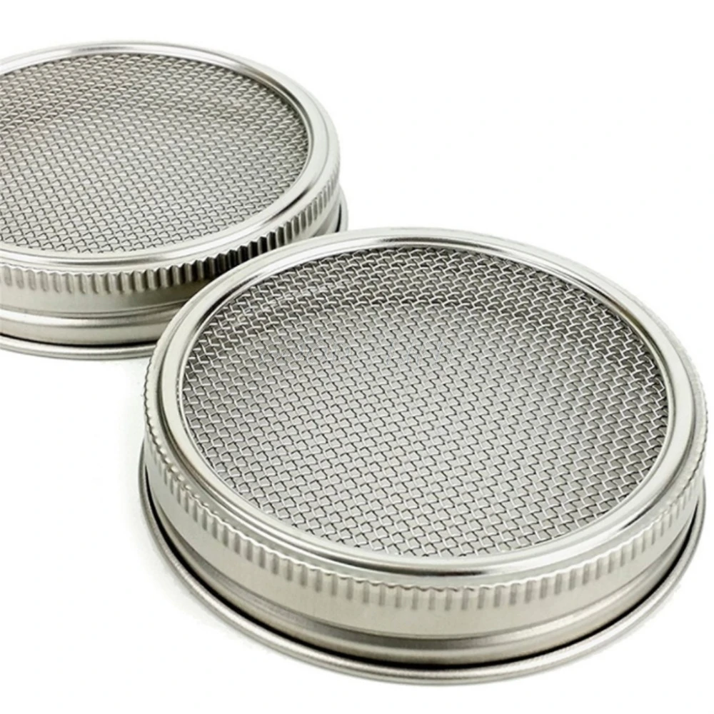 1 компл. Проращивание семян крышка комплект проращивания Мейсон банки с ситечком из нержавеющей стали крышки из нержавеющей стали проращиватель набор