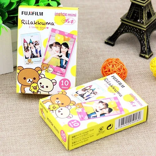 10 Fujifilm Fuji Instax Mini мгновенная цветная пленка для 7 7s 8 20 25 50s 50i SP1 DW 90 (Rilakkuma)|film tpu|mini display