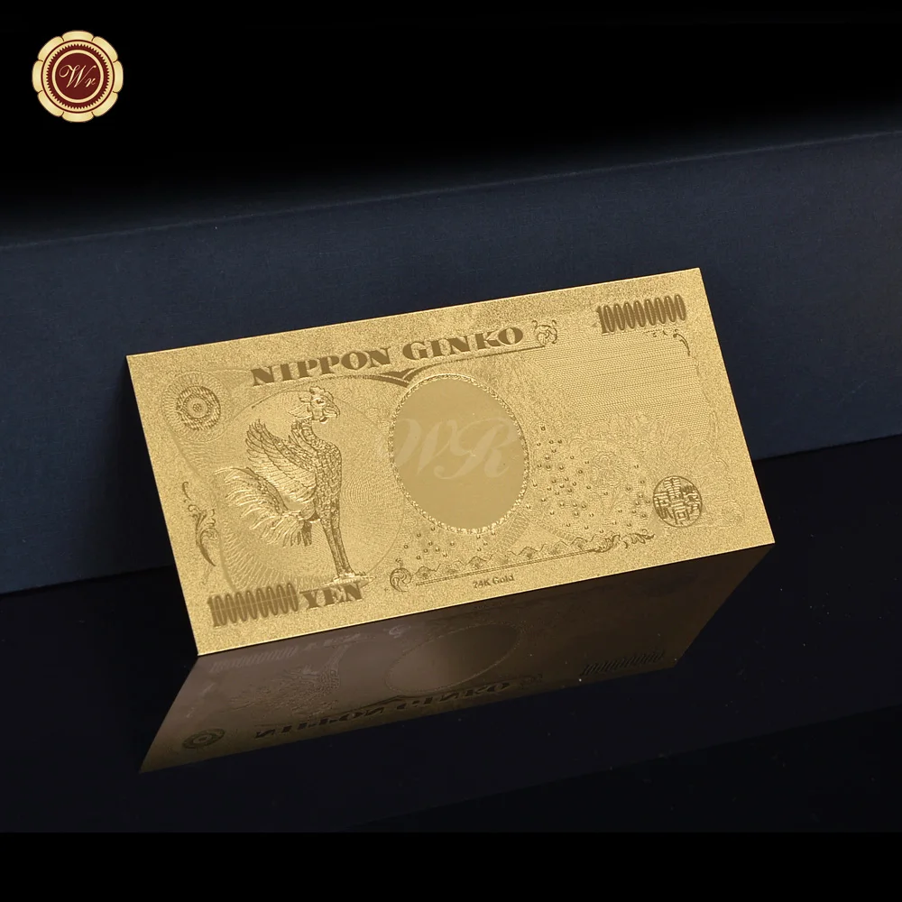 Золотые банкноты Япония купюры 100000000 коллекции|banknote binder|banknote counterbanknote |