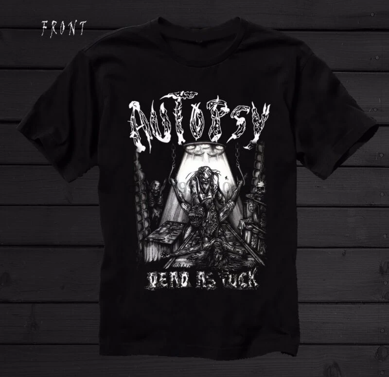 AUTOPSY- Dead as Fck-Death metal-Death-Obituary T-shirt-SIZES S to 7XL | Мужская одежда