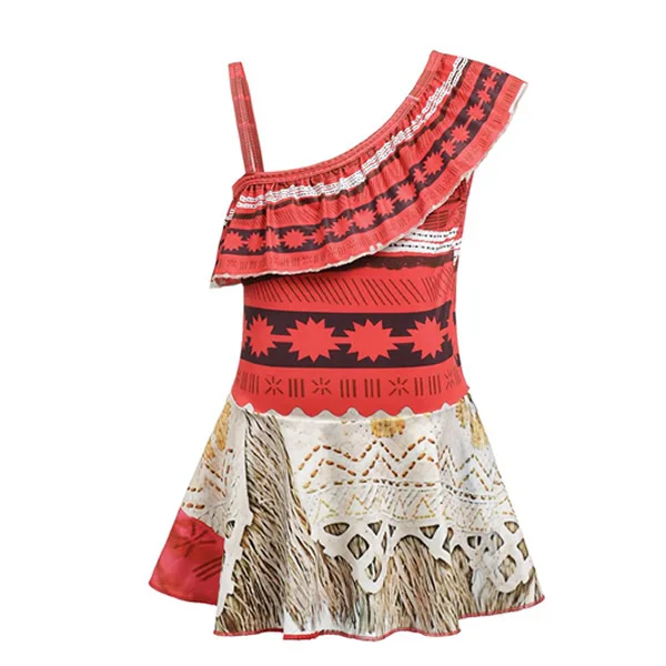 Moana Dress 803 Летнее маскарадное платье для девочек «Моана»; Детские костюмы; нарядная одежда для маленьких девочек; пляжное платье для праздника; аксессуары «Моана» - Цвет: Moana Dress 803