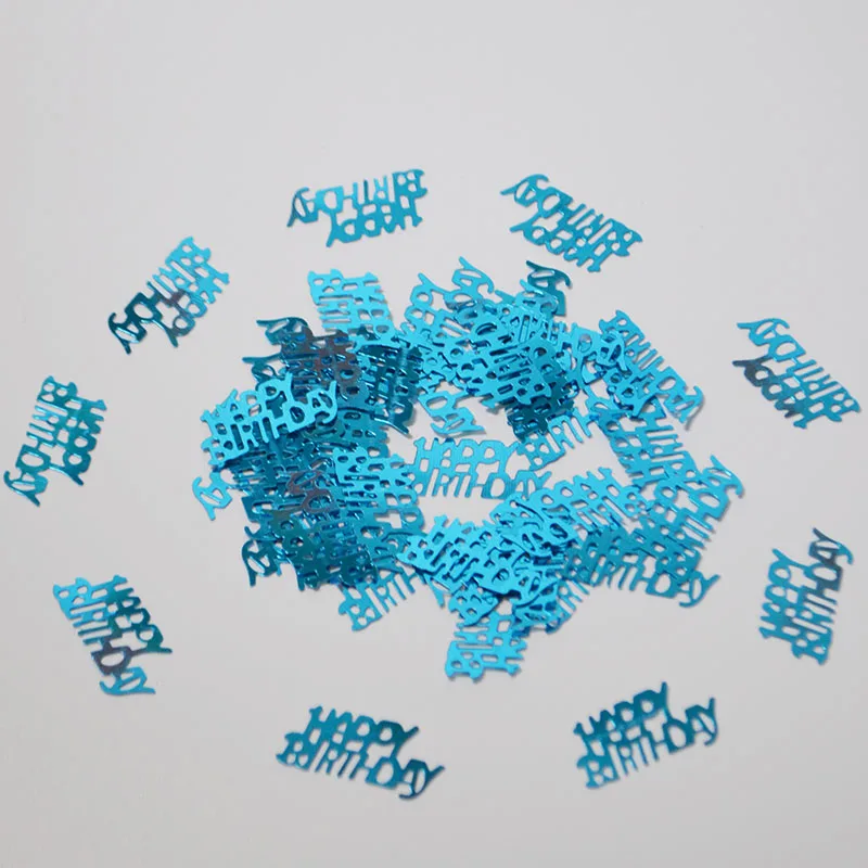 

15g Sky Blue Happy Birthday Party Confetti Number Digital 13 16 18 20 21 30 40 50 60 70 80 Happy Birthday Table Scatter Sprinkle