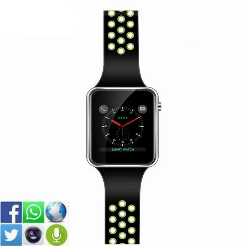 2018 Новая мода M3 Bluetooth Смарт часы с камерой Facebook Whatsapp Twitter Синхронизация SMS Smartwatch