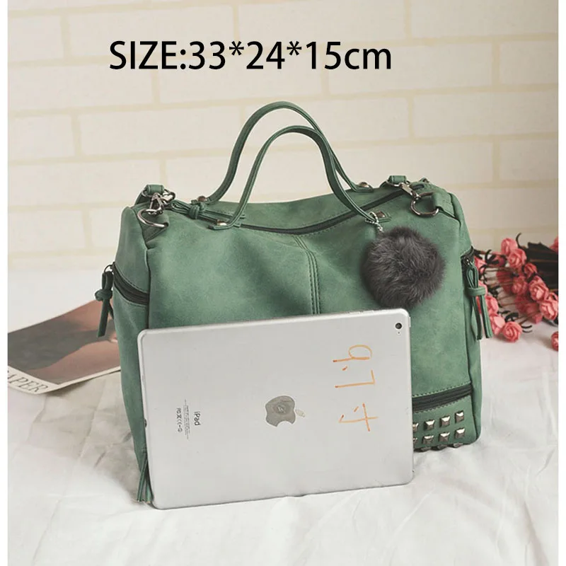 

JEUIHESA Luxury Handbags Women Bags Designer Shoulder Bag Female Rivet Crossbody Bags For Women Leather Handbags Tote Lady'S Bag