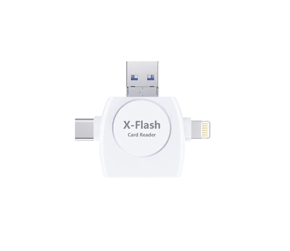 LL trader USB Mini SD кардридер адаптер памяти type-C i-Flash Drive многокарточный OTG кардридер HD Micro SD/TF для iPhone 8/Andriod