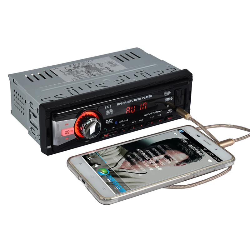 Автомобильный аудио U диск MP3 Авто Bluetooth mp3 плеер без экрана звук fm тюнер