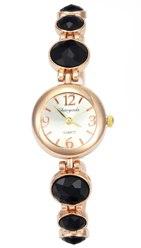 Large Crystal Bracelet Necklace Watch Women Ladies Gift Fashion Female Stainless Steel Chain Woman Wrist Watches New | Наручные часы