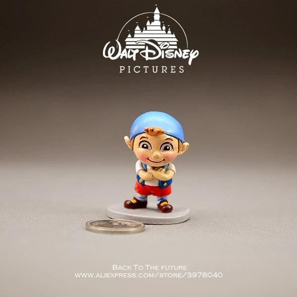 Disney Jake and the Never Land Pirates 5 см фигурка аниме мини украшение Коллекция ПВХ игрушка