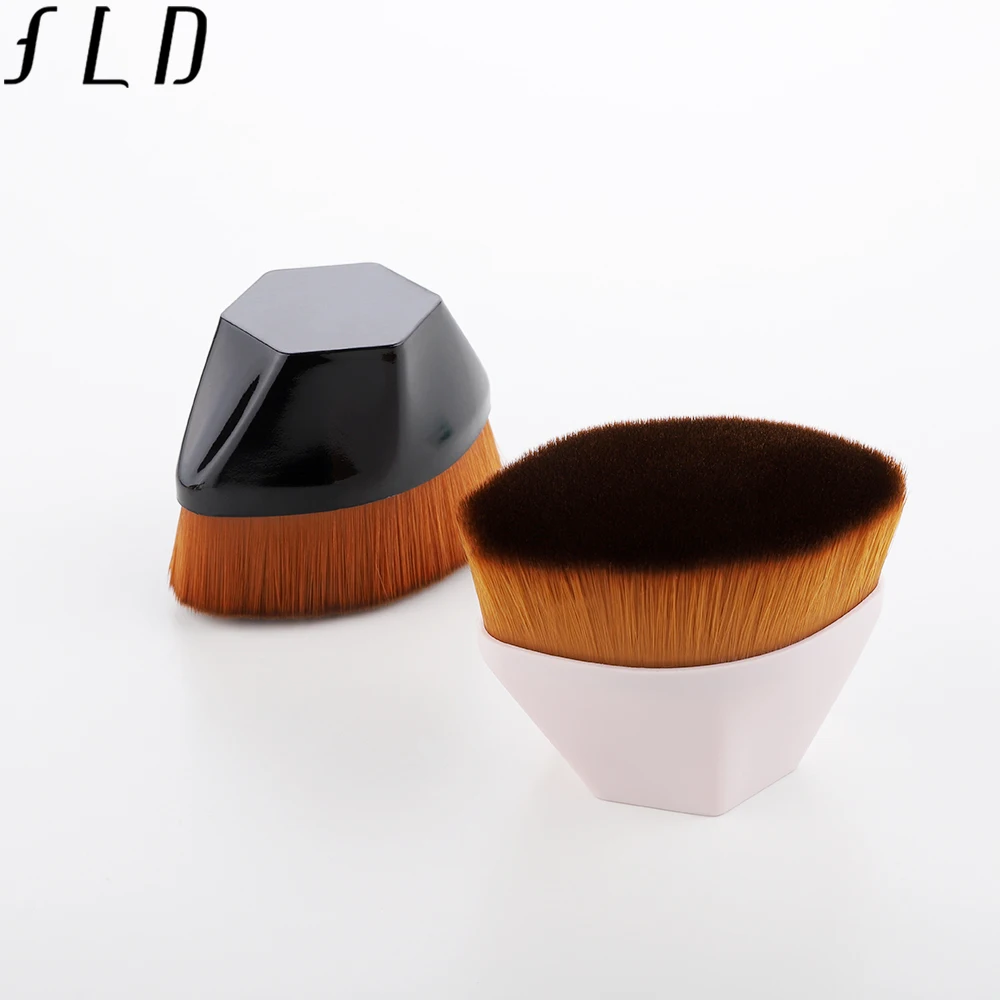FLD 1Pcs 14 Colors Premium Foundation Brush Powder Face Makeup Cosmetic Tools Kit High Quality Portable Beauty Essential | Красота и