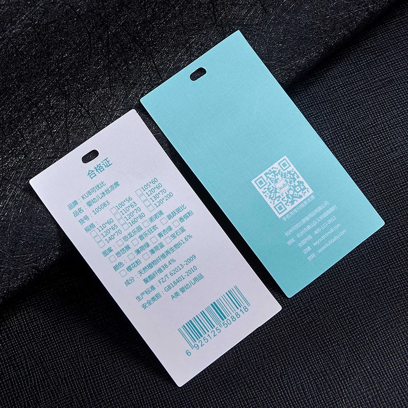 Бумажные этикетки на заказ/заказ Роскошные джинсы/одежда/багаж фирменные с