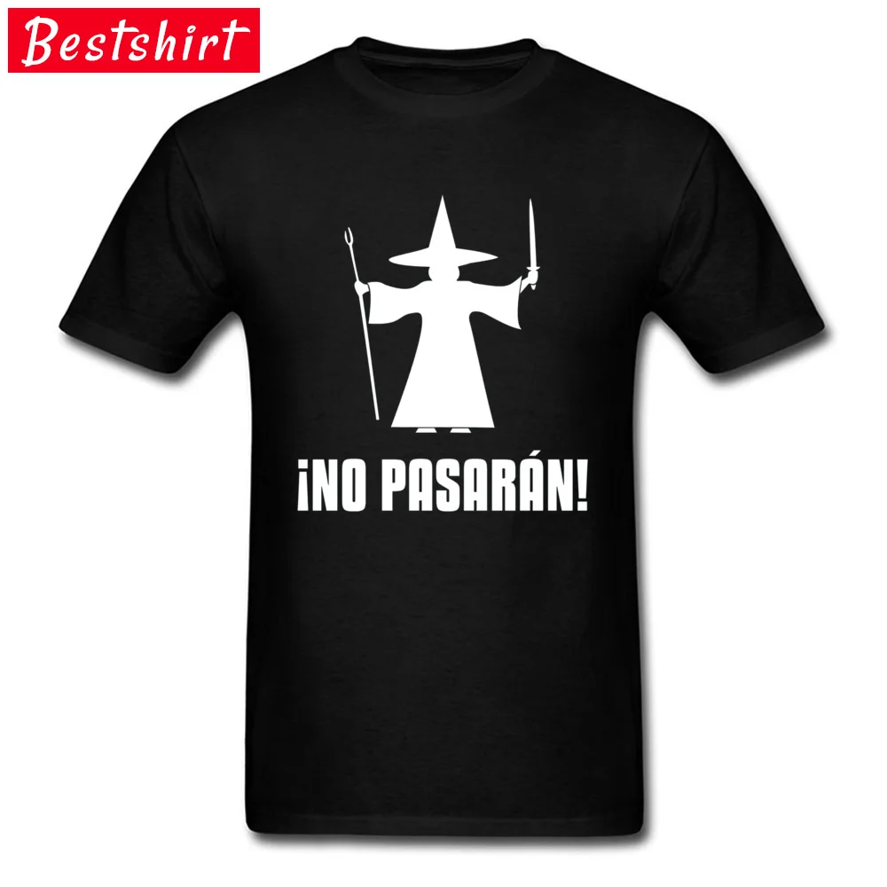 Футболка No Pasaran Anti X Wizard Hunters некромант для набросков теней волшебные футболки