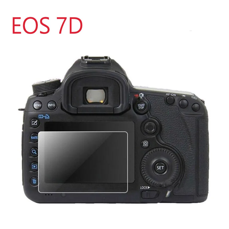 Закаленное защитное стекло для Canon EOS 7D DSLR камера ЖК дисплей Защитная пленка