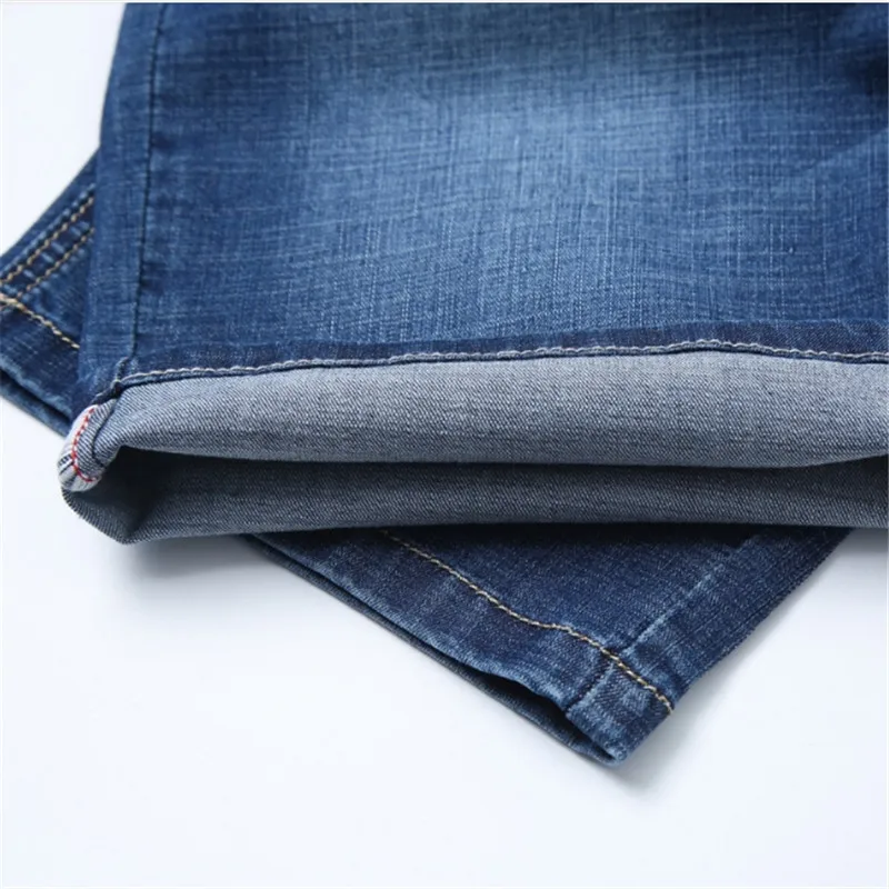 

New Men's Summer Brand Denim Shorts Fashion Casual Business Elastic Blue Short Cotton Jeans Male Clothes Classic Style Shorts