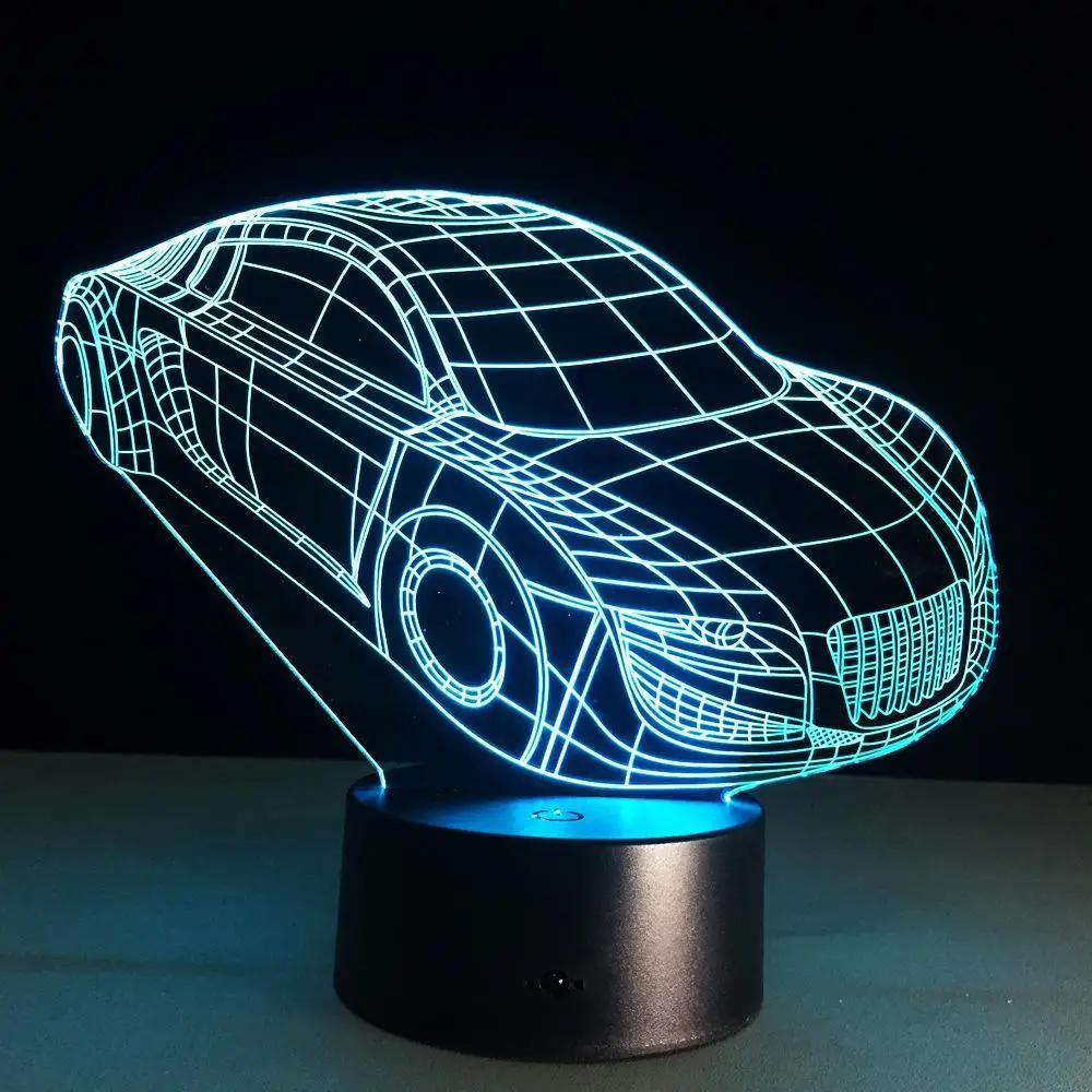 Соляная лампа автомобиля Пособия по немецкому языку четыре кольца 3d иллюзия