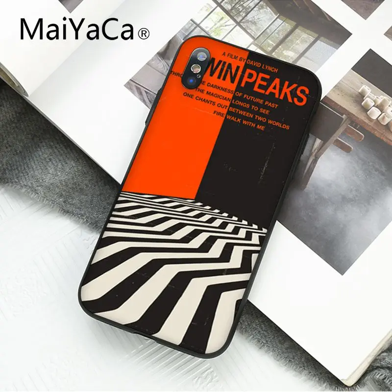 MaiYaCa Твин Пикс огонь ходить со мной чехол для телефона для iphone 11 Pro 11Pro Max 8 7 6 6S Plus X XS MAX 5 5S SE XR