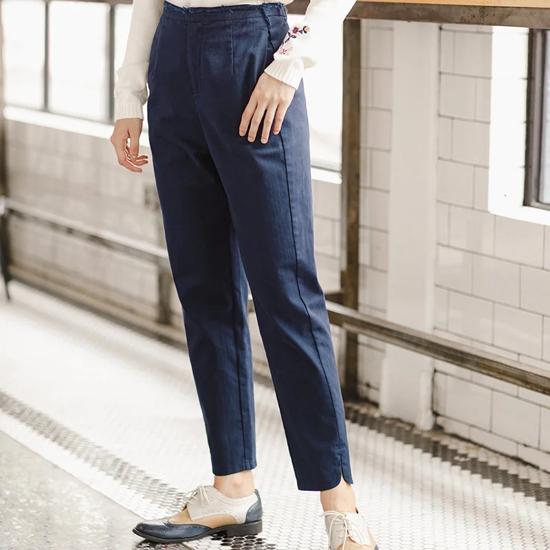 Женские брюки карандаш INMAN однотонные для отдыха на осень|pencil pants|pants femalefashion pants |