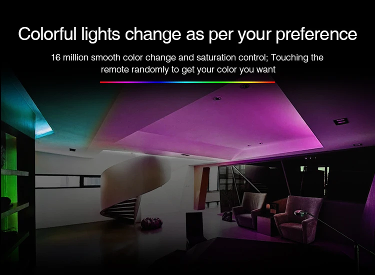 Ми свет DC12V 24 В YL1 Touch светодиодный RGB Wi Fi контроллер Amazon Alexa голос WiFi смартфон