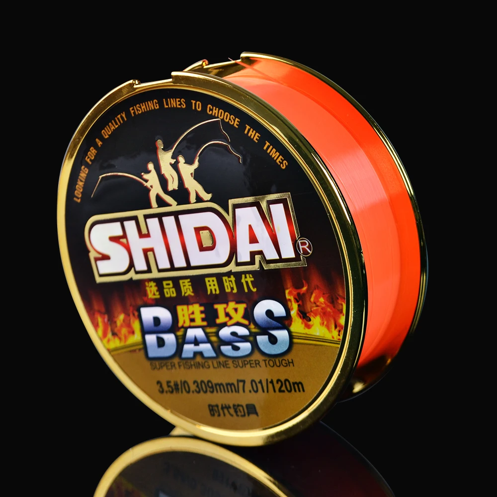 Горячее предложение новинка 120 м фунтов 21 фунт SHIDAI Orange супер прочная нейлоновая
