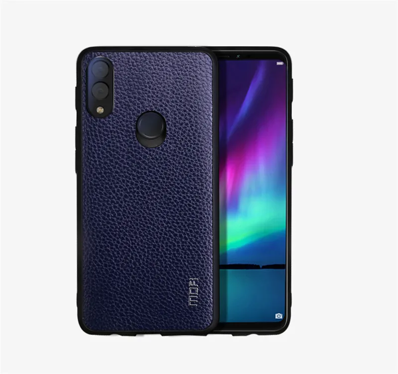 Honor Note 10 чехол для huawei Honor Note 10 чехол Mofi для huawei Honor Note10 задний Чехол из искусственной кожи жесткий деловой стиль